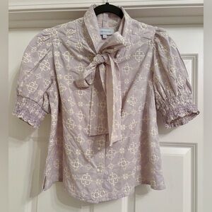 Cartolina Nantucket Peggy Embroidered Top